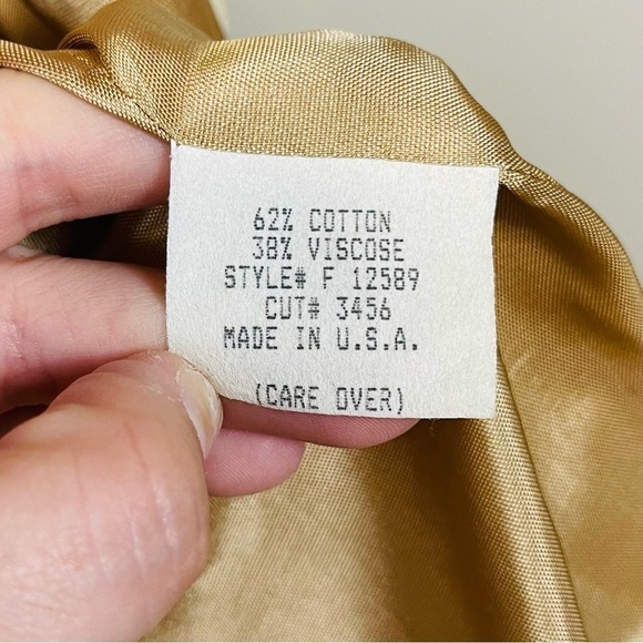 FREE WEAR by JOHNATHON HOENSCHEIDT Tan & Cream Faux Fur Blazer Jacket - MEDIUM - Picture 11 of 11